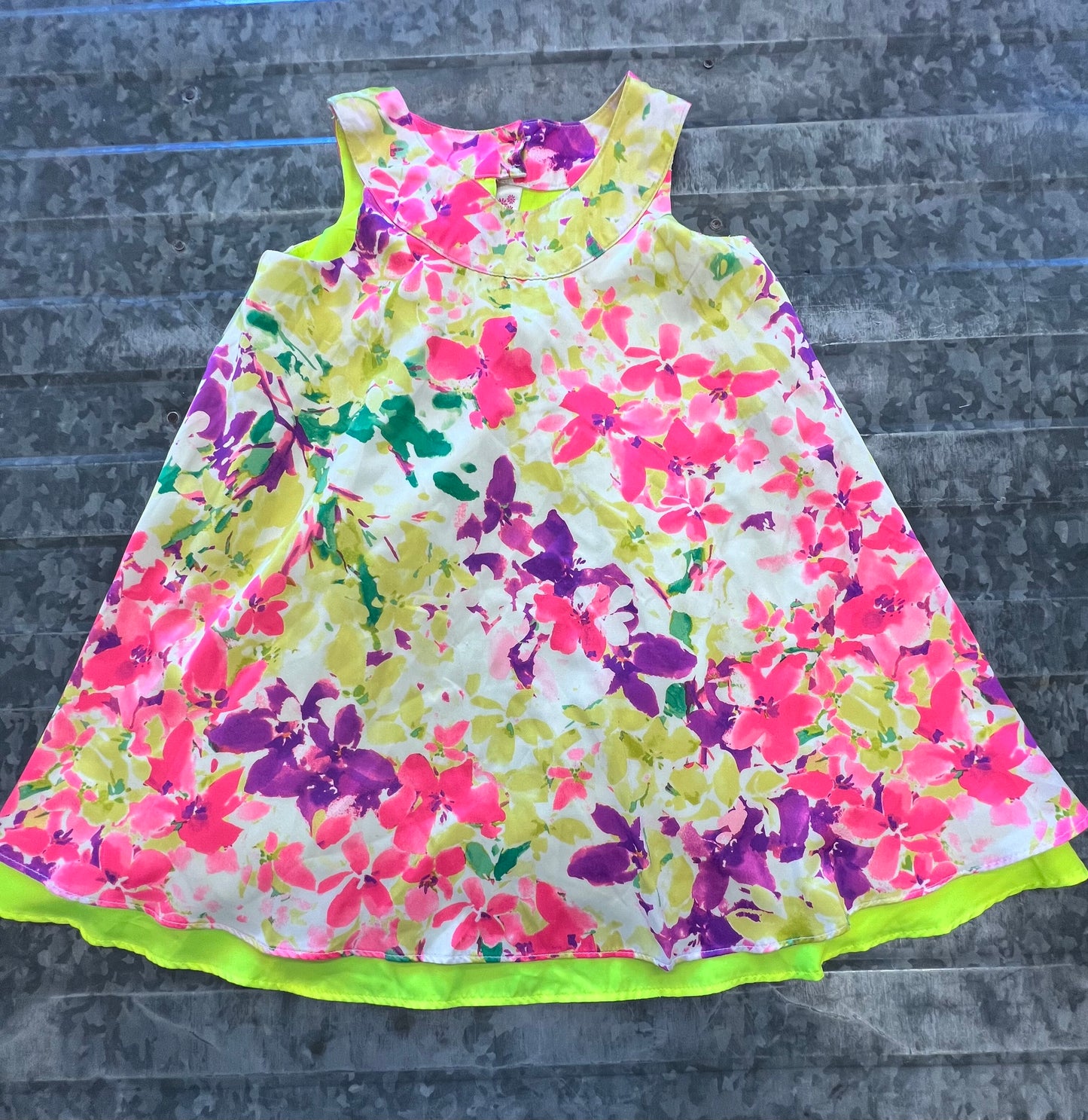 Cherokee Silk Floral Dress - 4