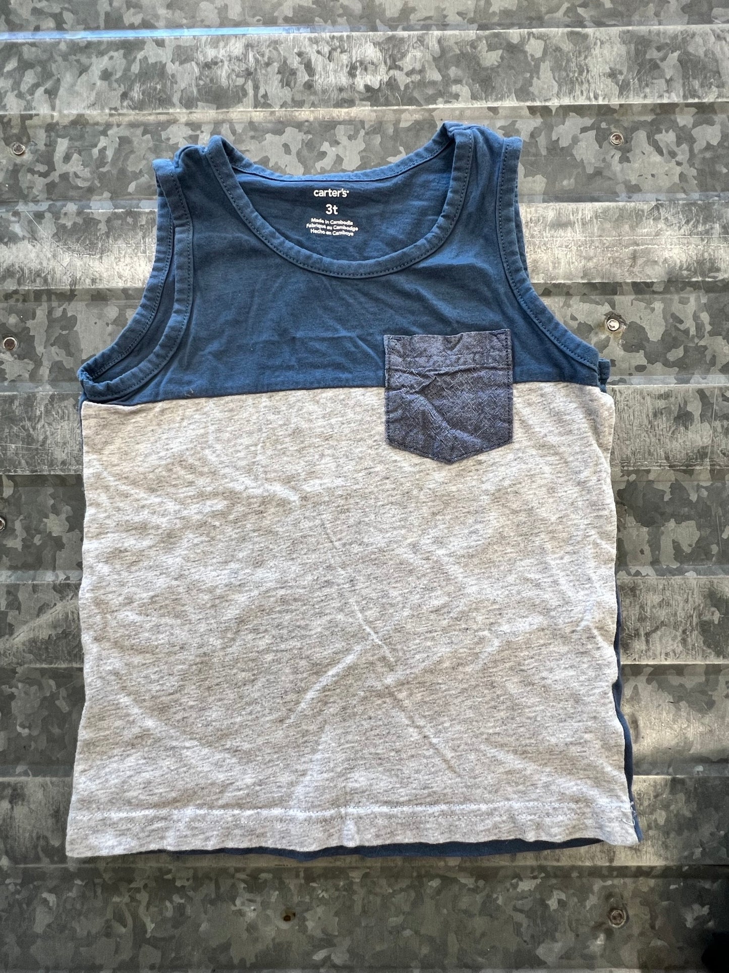 Carter 2 Tone TankTop - 3T