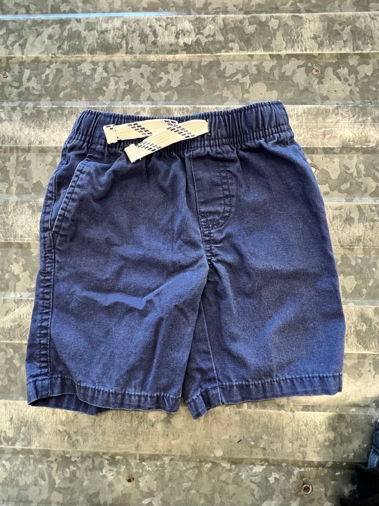 Carter Blue Shorts - 3T