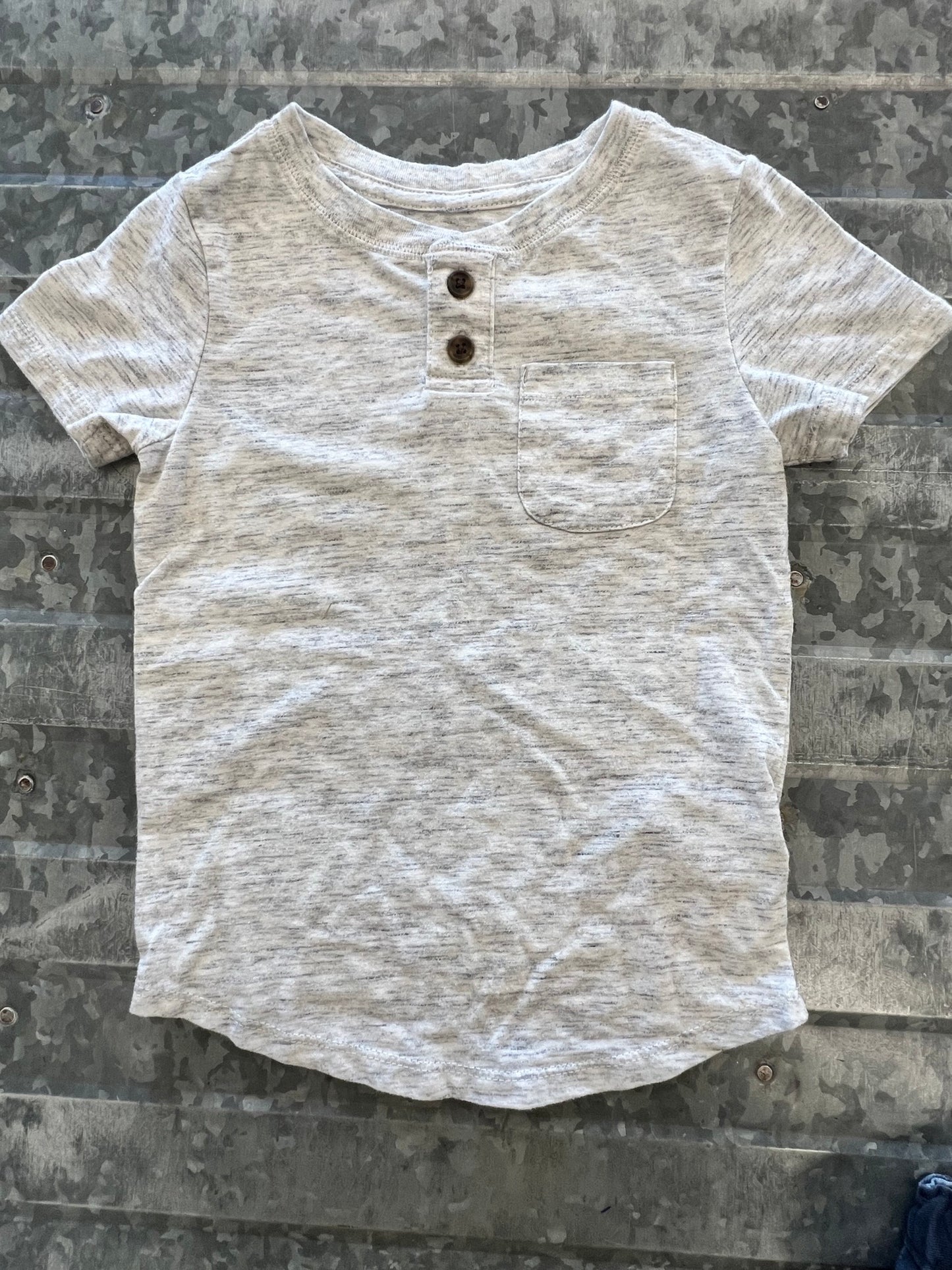 CatJack SS Cream Shirt - 3T