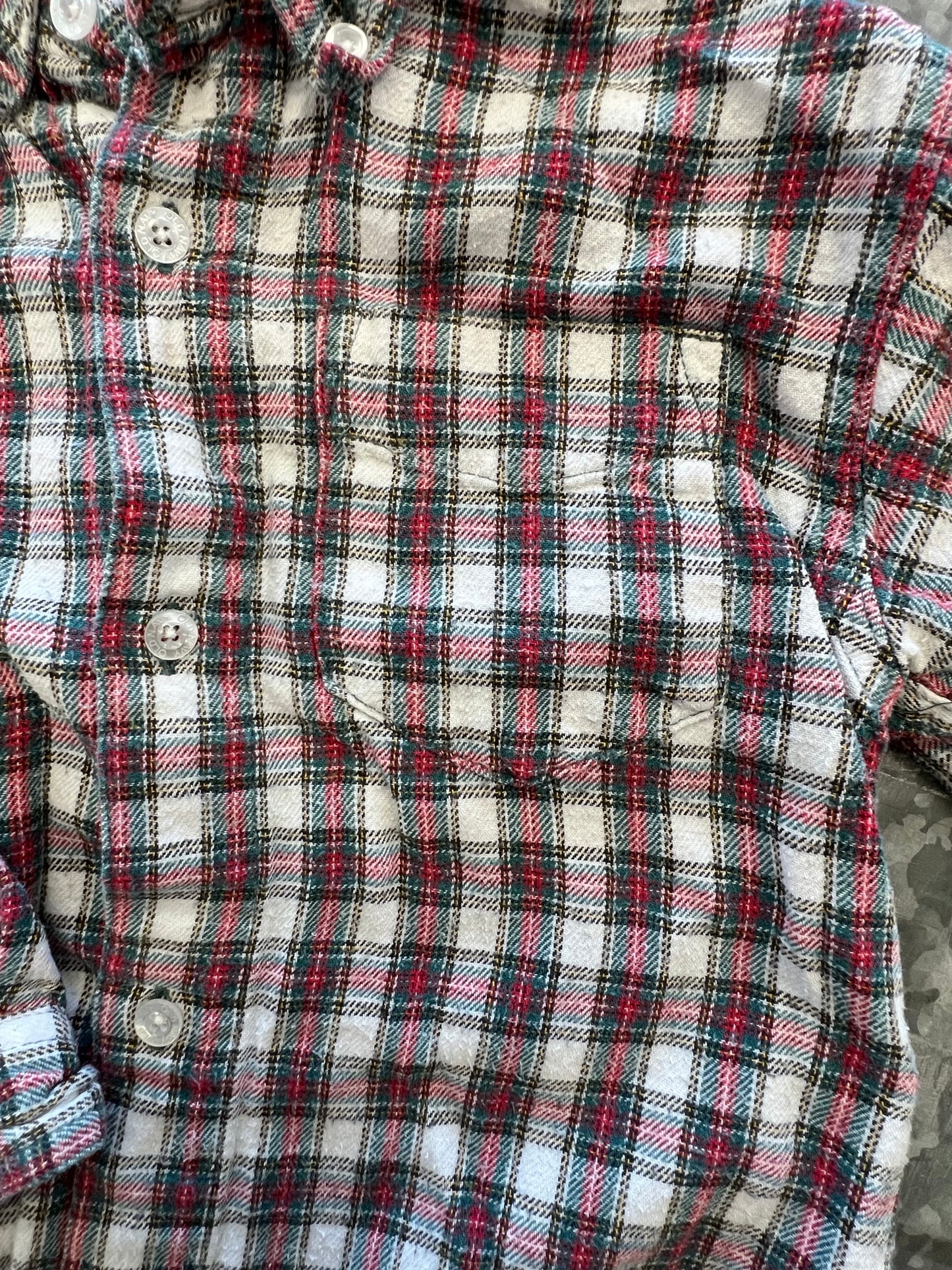 Old Navy Plaid Button Up - 4/5