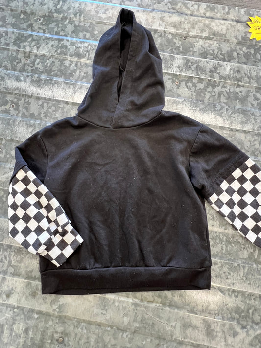 LS Checkered Hoodie - 4T