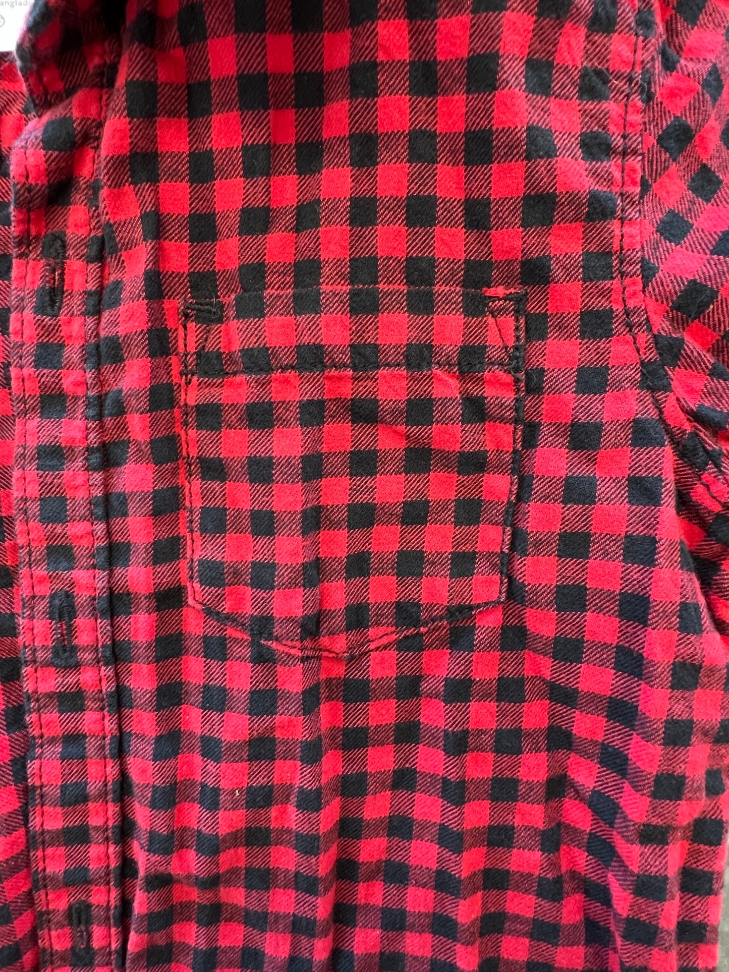 Carter Plaid LS Button Up - 4T