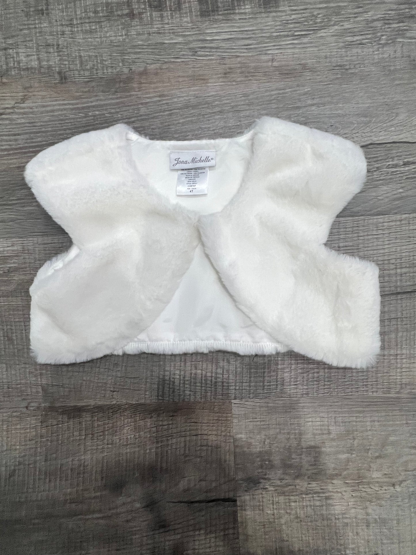 Jona Michelle Fur Shawl-4T