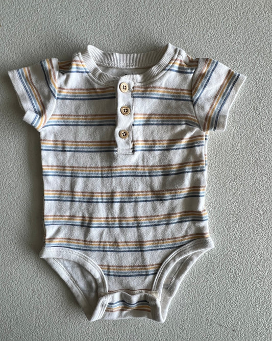 Pekkle Striped Onesie - 6M