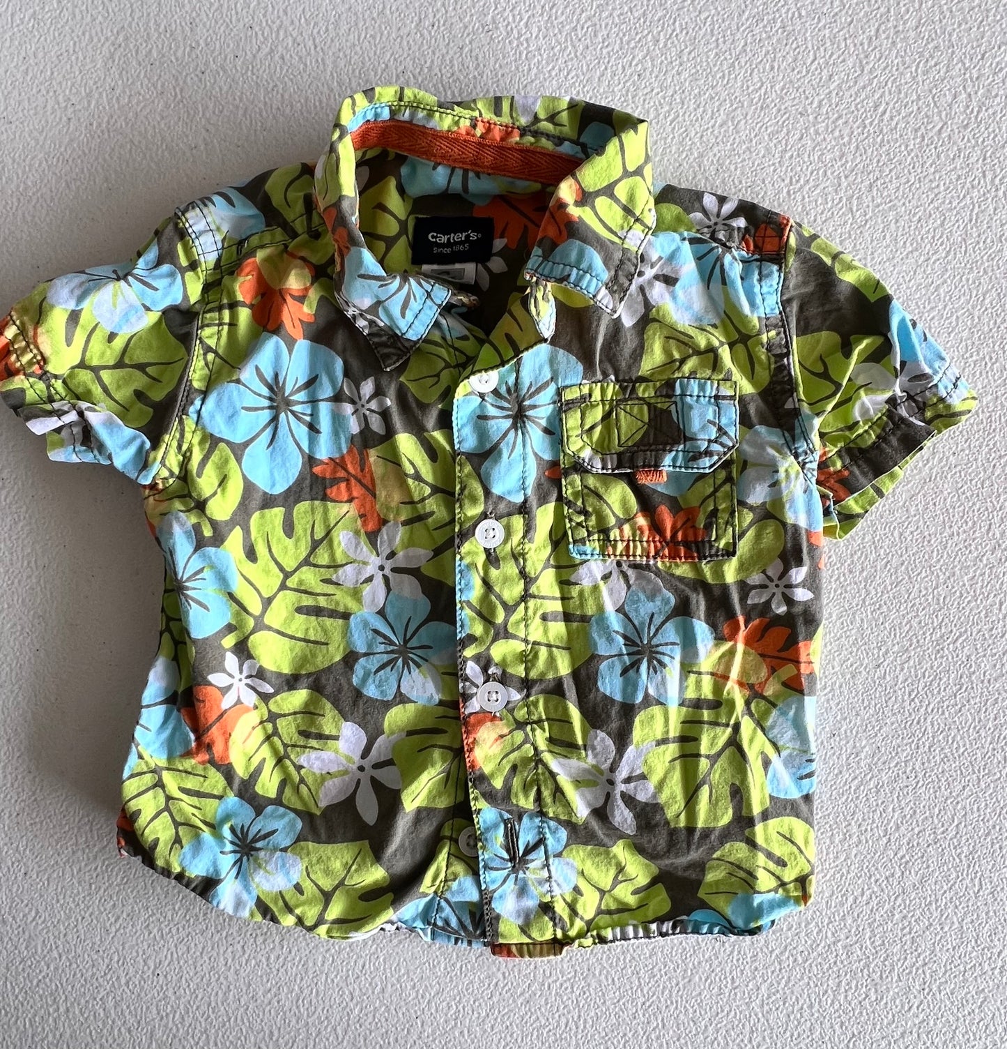 Carter Hawaiian Shirt - 6M