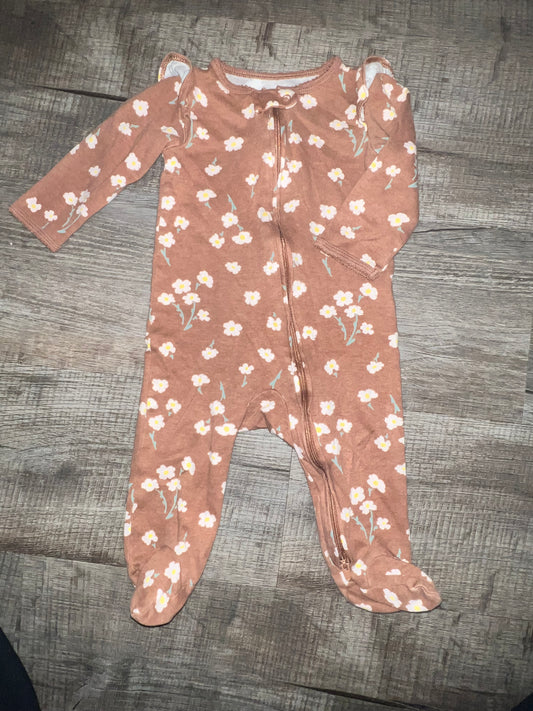 Carter Flower Jammies - 9M