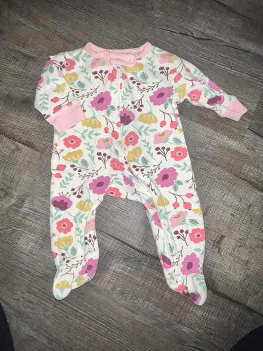 Touched by Nature Floral Jammies - 3/6M