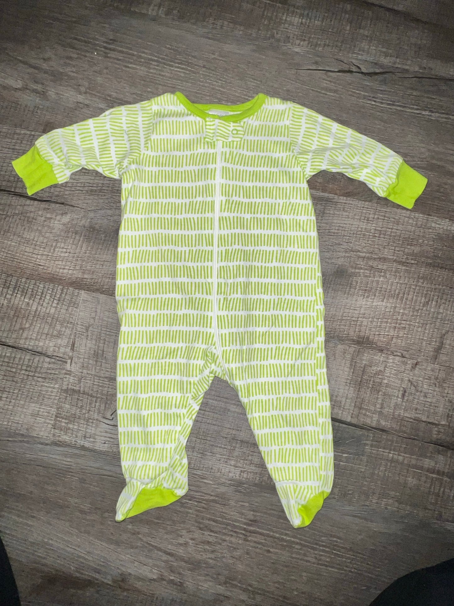 Onesie Striped Jammies - 0/3M