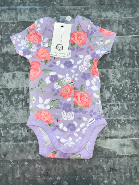 NWT M.Moments Floral Onesie - 12M