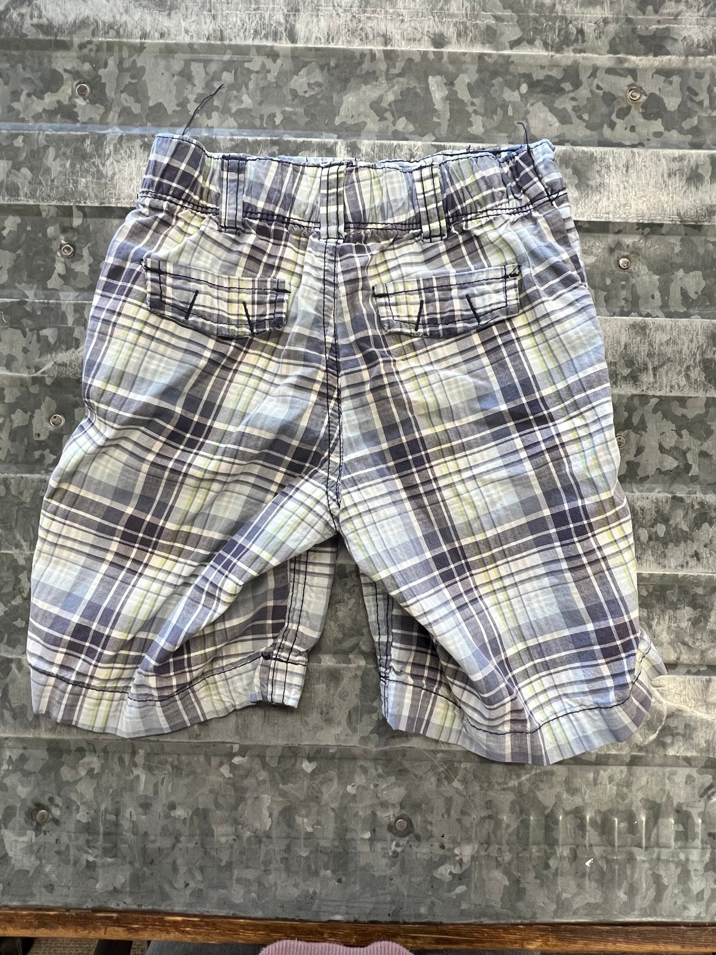 Carter Plaid Shorts - 4T