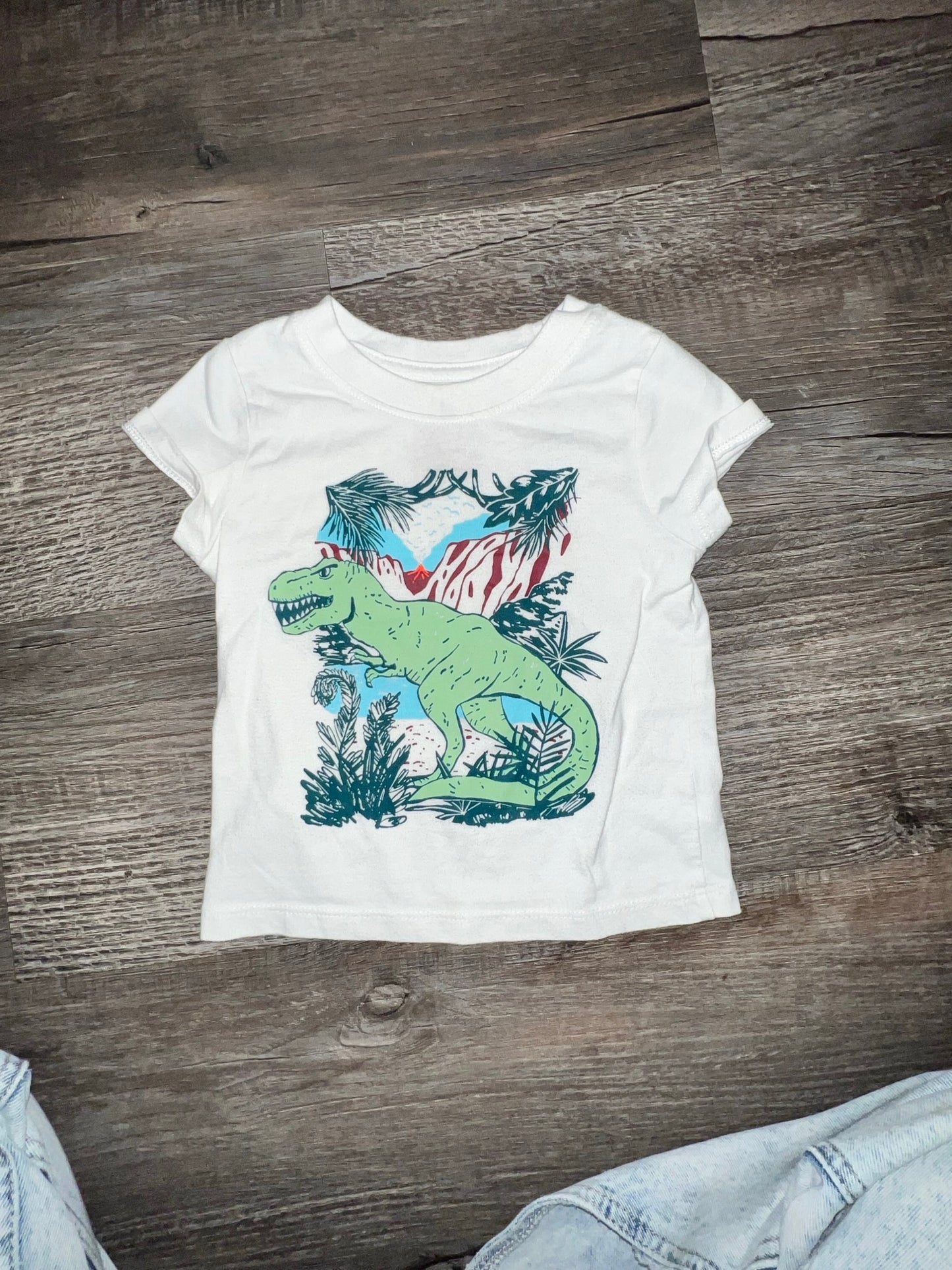 Cat & Jack Dino SS Shirt - 12M