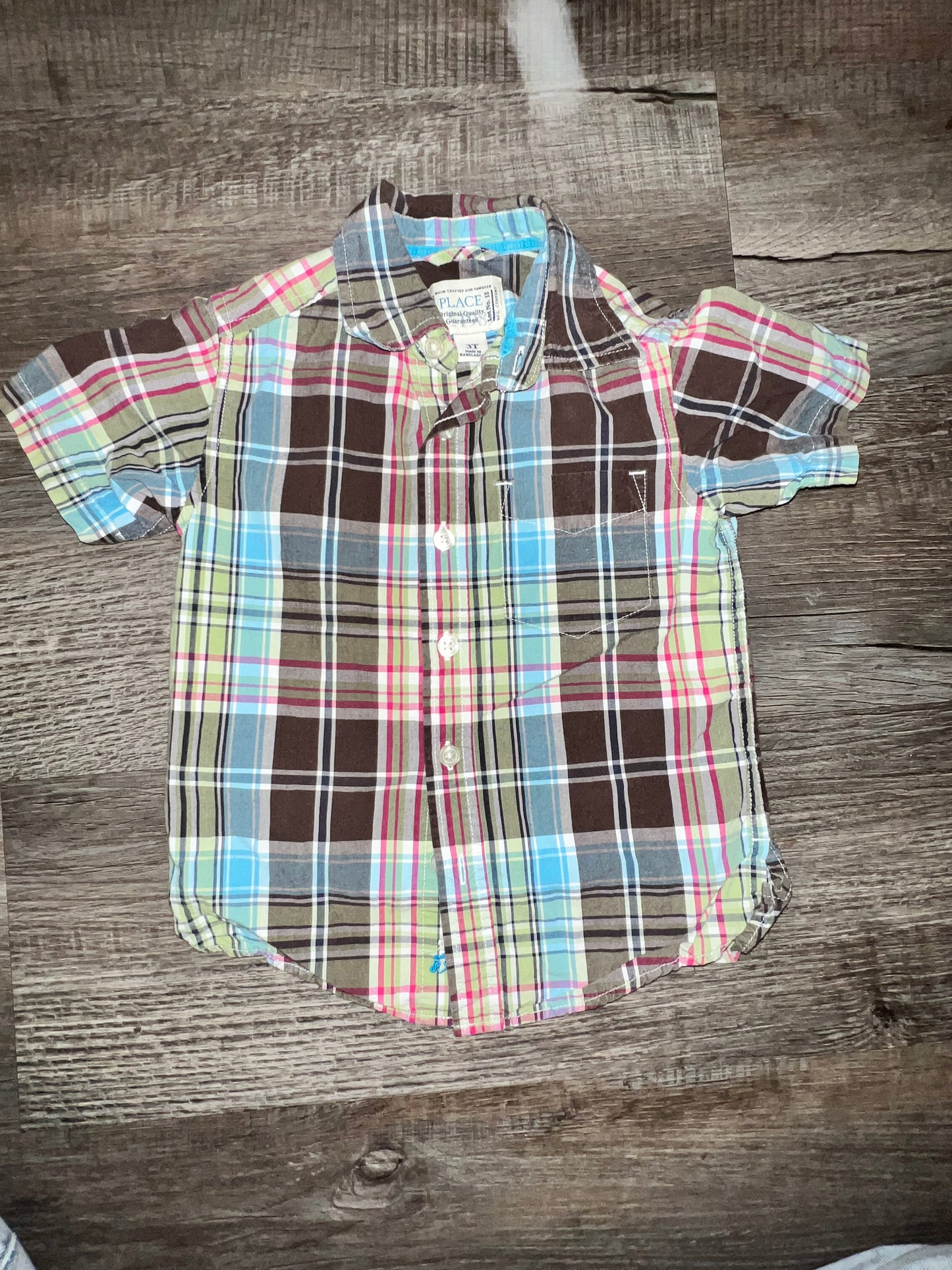 TCP Plaid SS Short - 3T