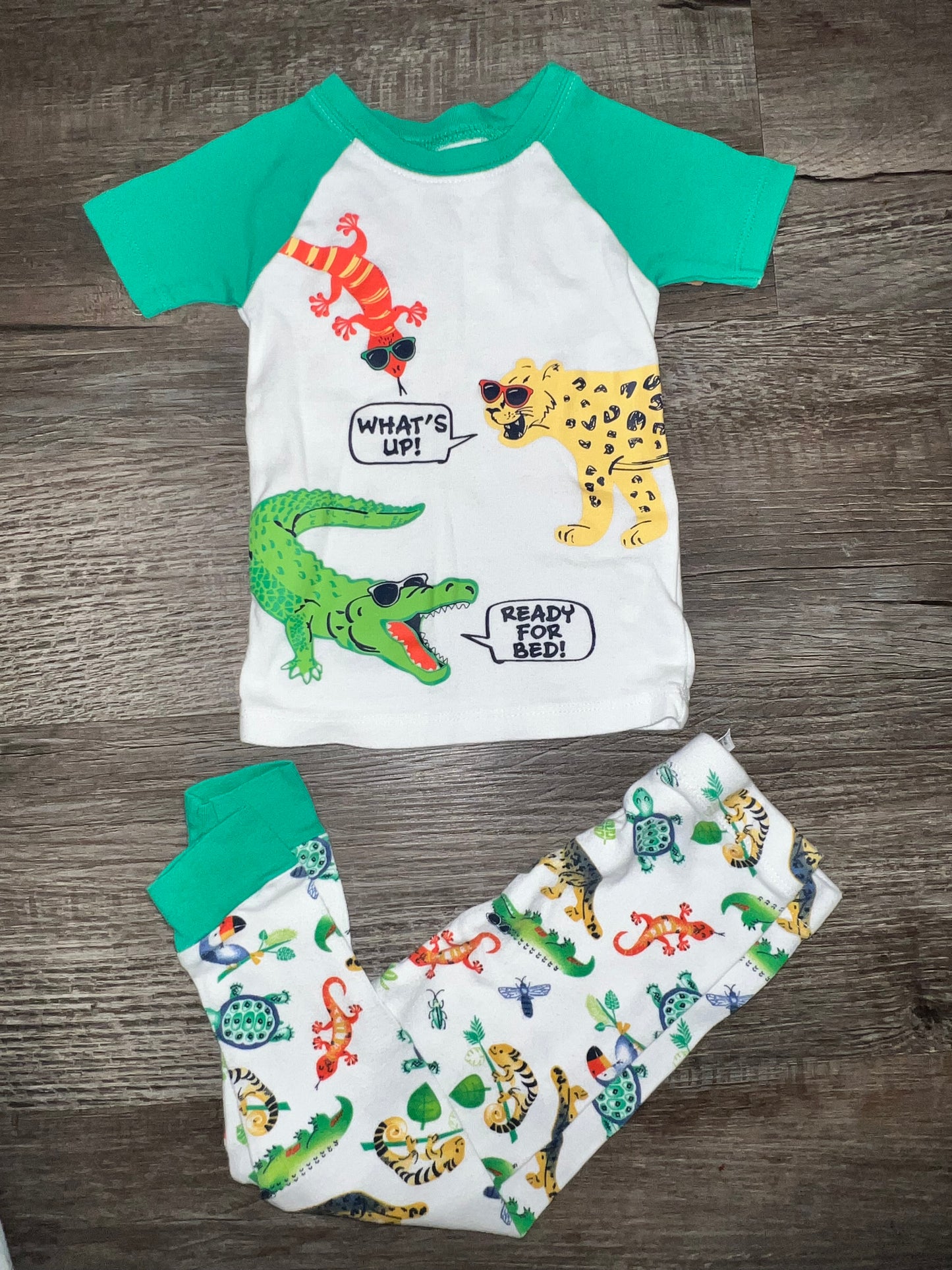 WN Safari Print PJ Set - 2T