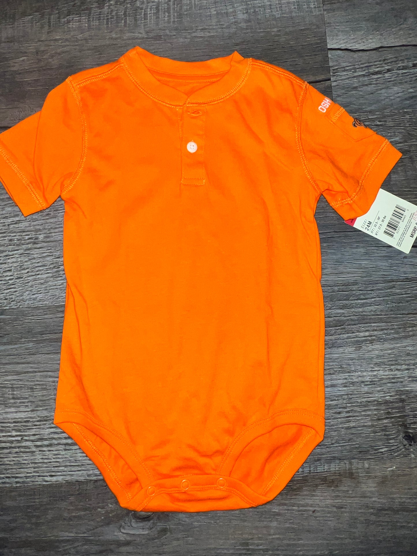 NWT OshKosh SS Onesie - 24M