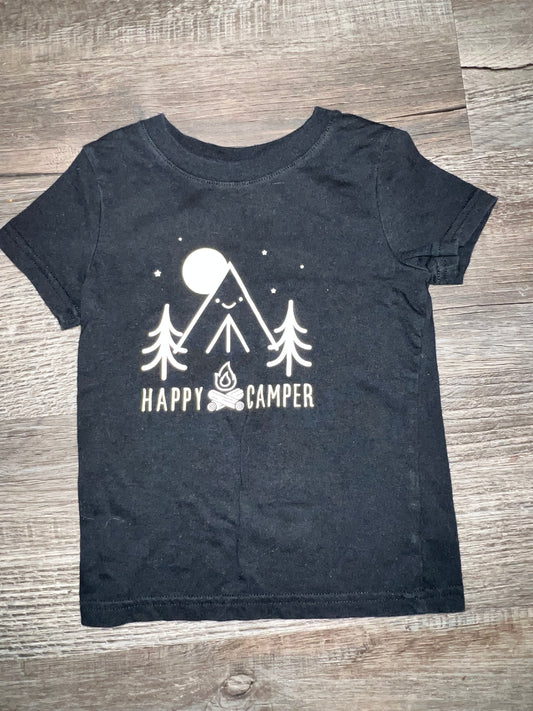 Cat & Jack Happy Camper SS Shirt - 2T