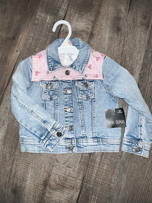 NWT Okie Dokie Jean Jacket - 2T