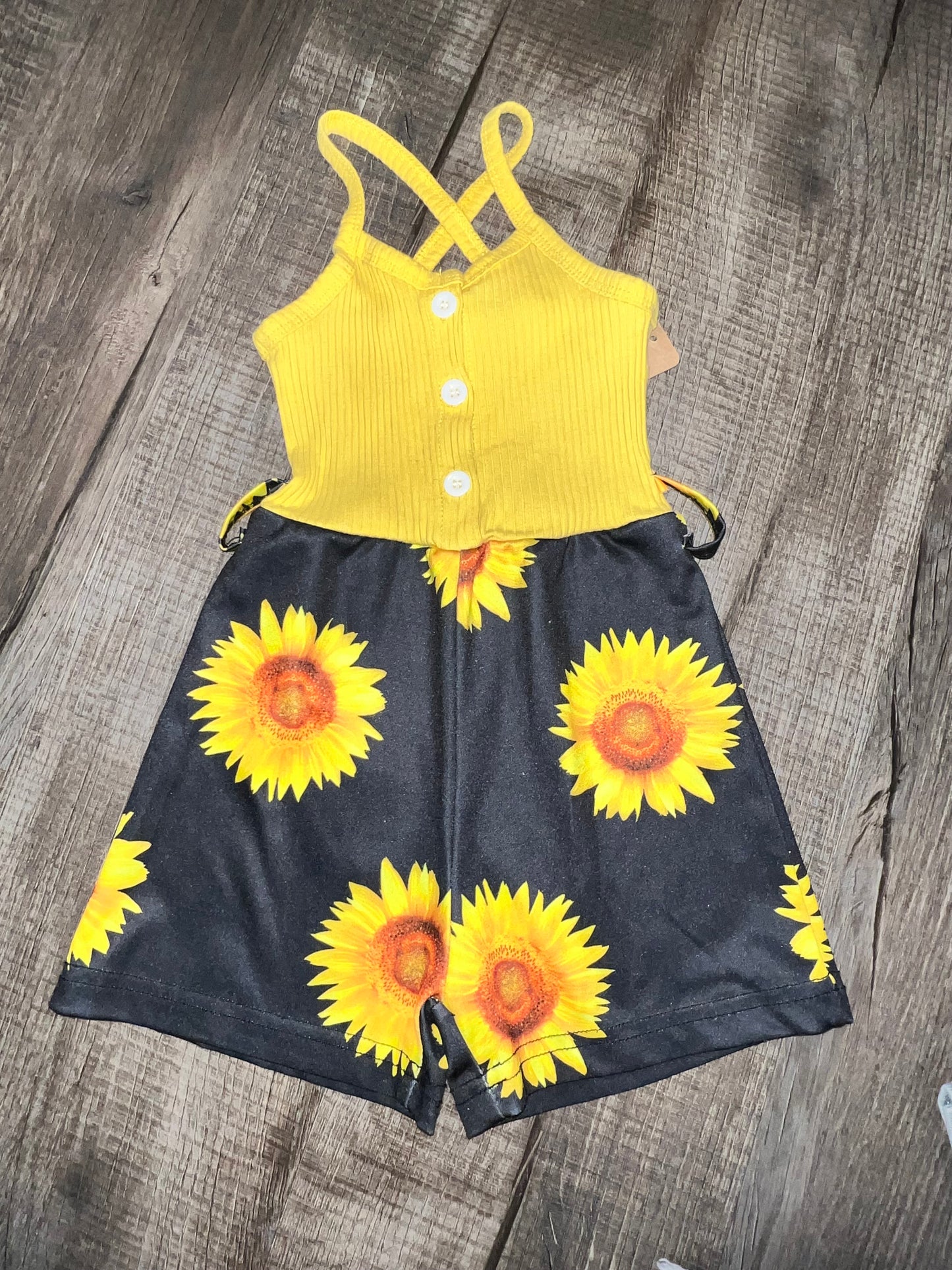 SHEIN Sunflower Romper - 12/18