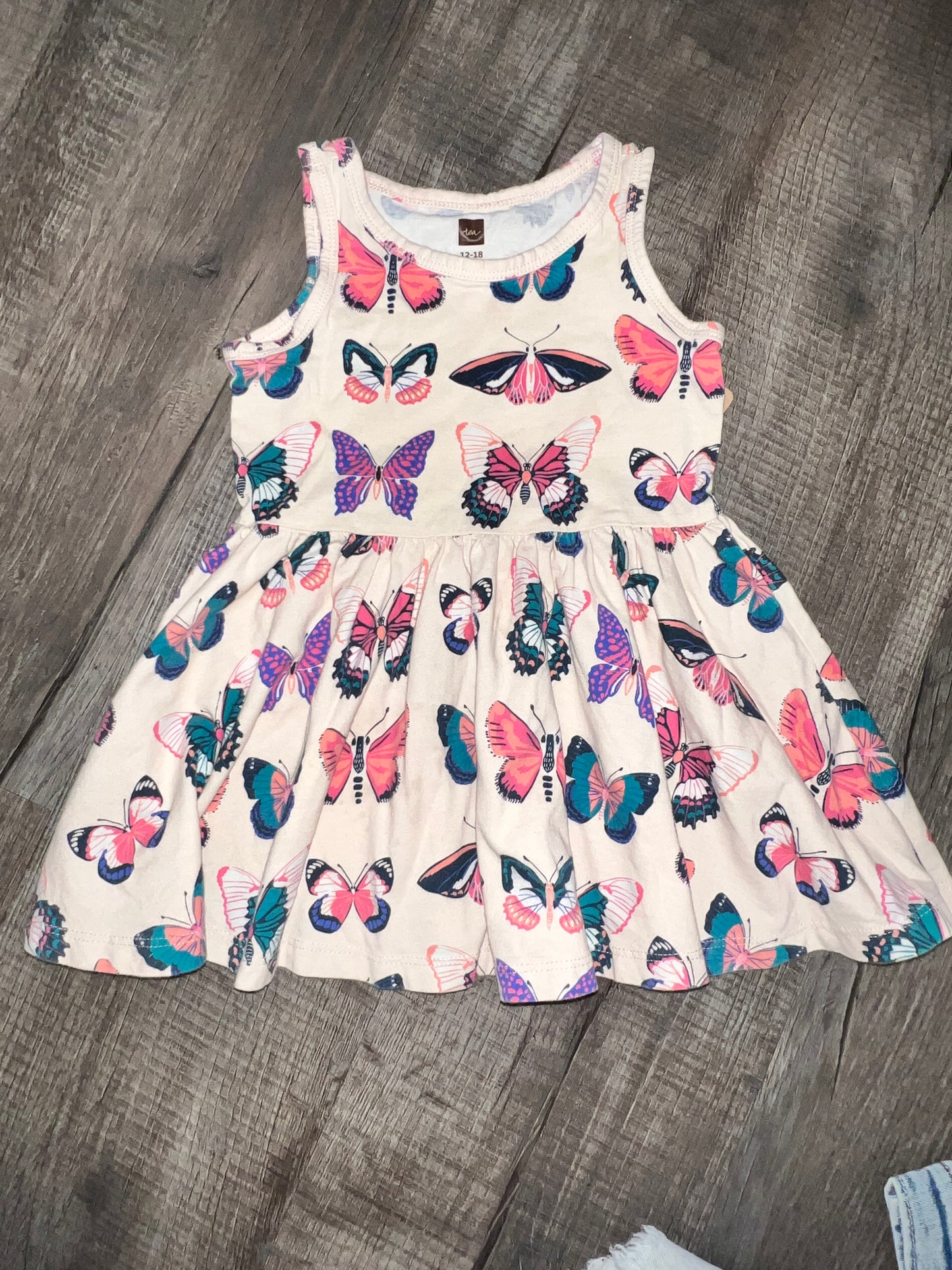 Tea Butterfly Dress - 12/18M