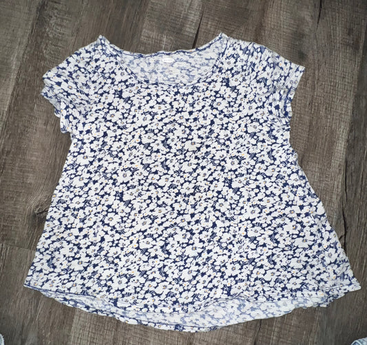 Old Navy Floral SS Shirt - 8