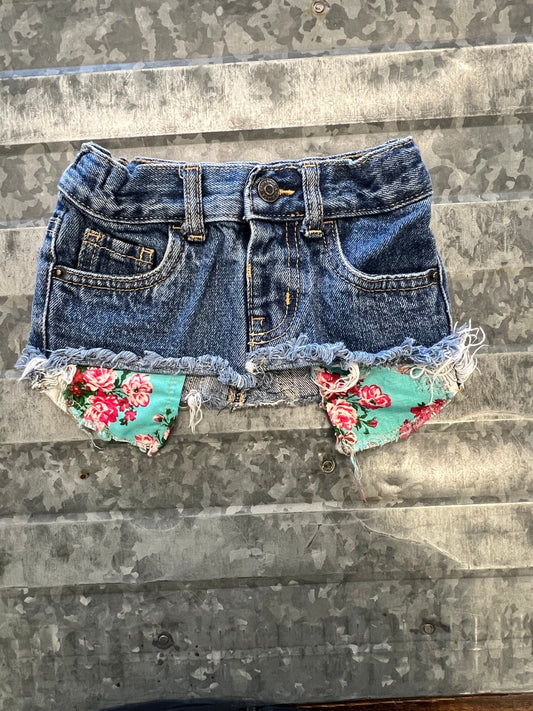 Cat & Jack Cut Off Skirt - 18M