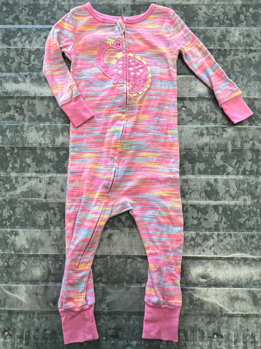 Kids Pink Dino Sleeper - 18M