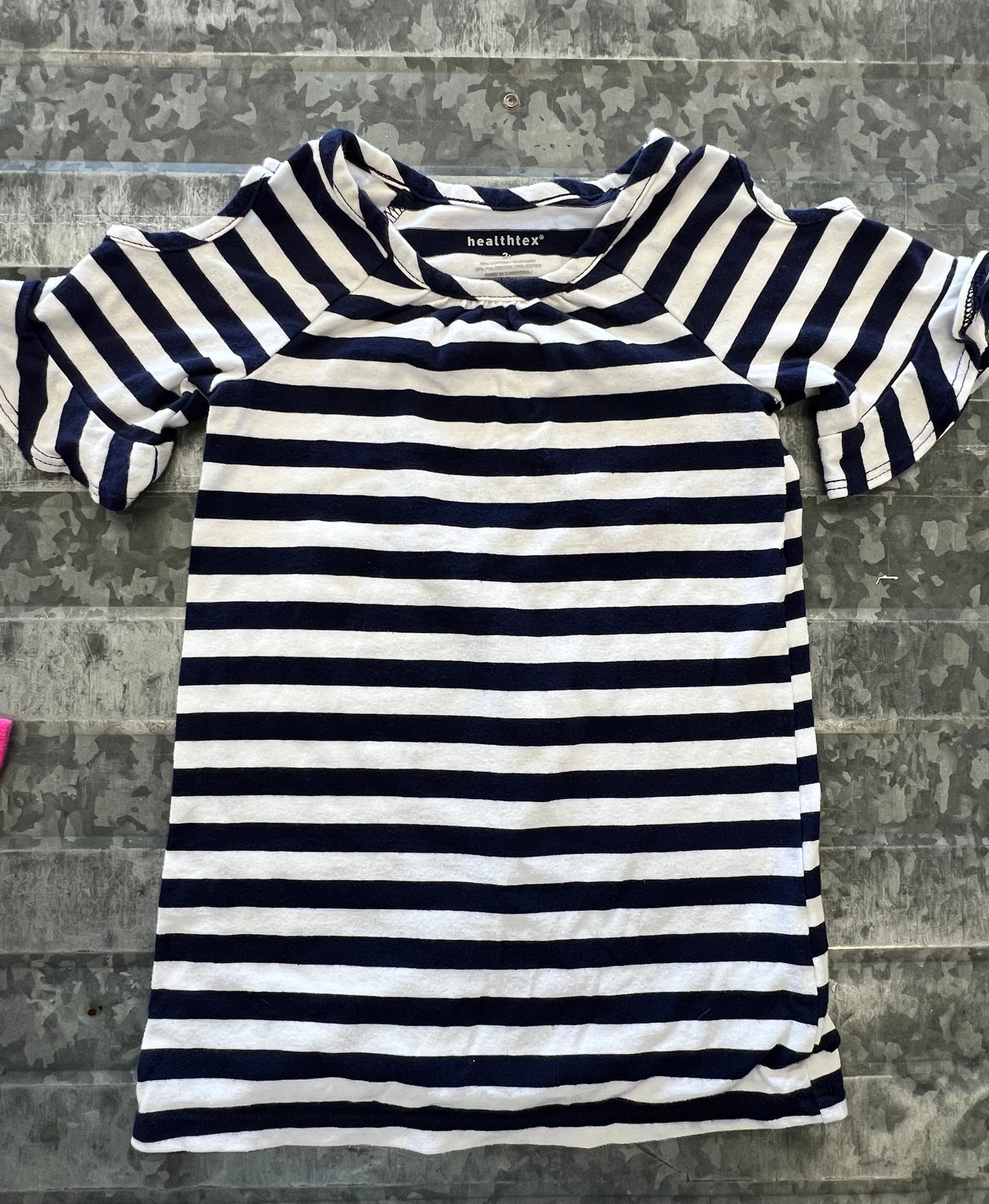 HealthTex Striped Dress - 2T
