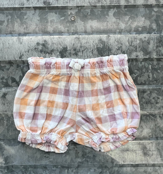 Carter Plaid Pull-On Shorts - 9M