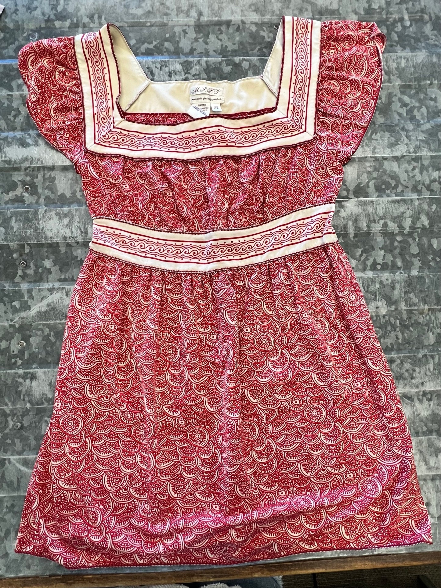 MIIP Cap Sleeve Maternity Shirt - XS