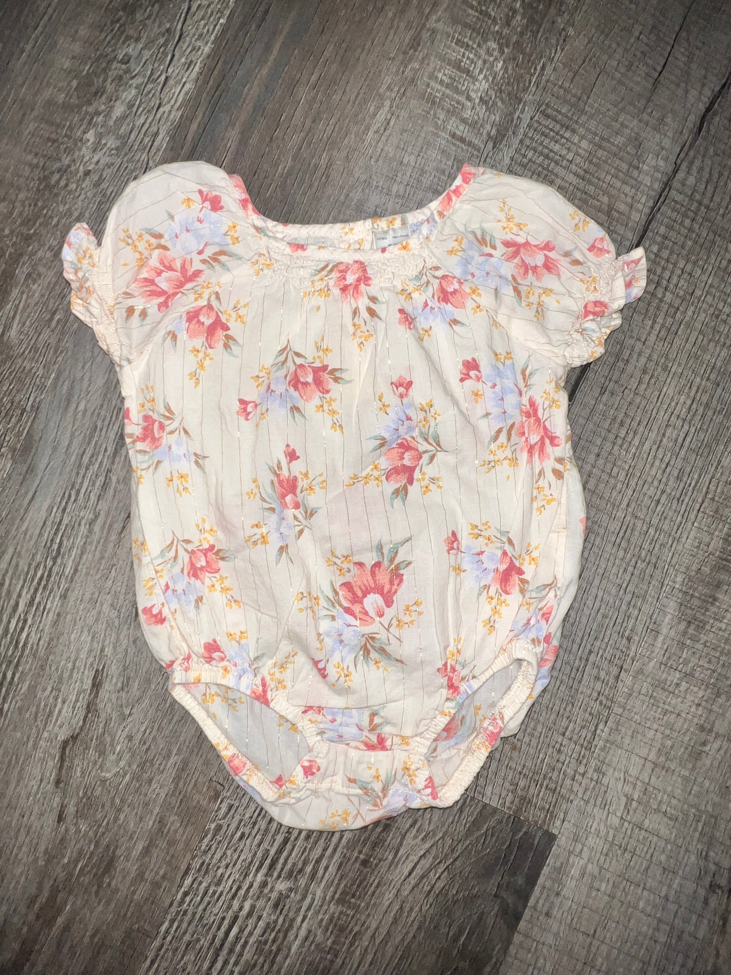 Oshkosh Floral Onesie - 3M