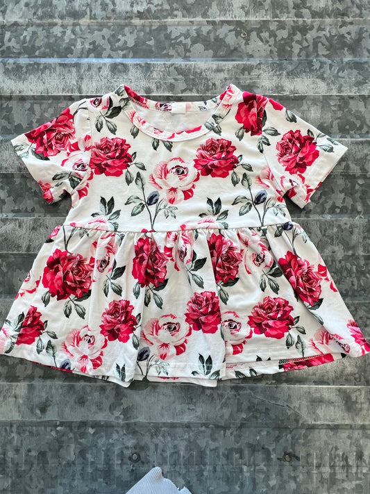 Rose Ruffle Blouse - 12M
