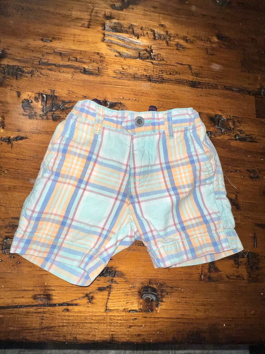 Tommy Hilfiger Plaid Shorts - 12M
