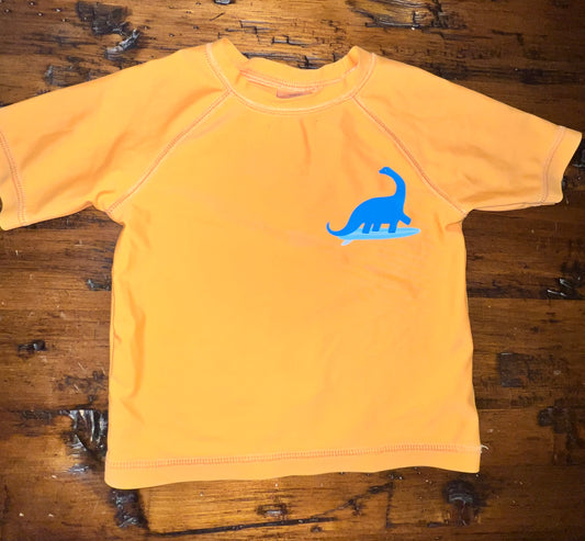 Old Navy Dino Rash Guard - 12/18M