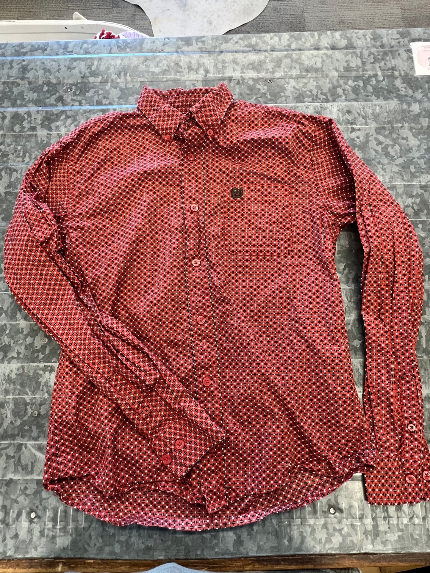 Cinch Button Up Shirt - 12