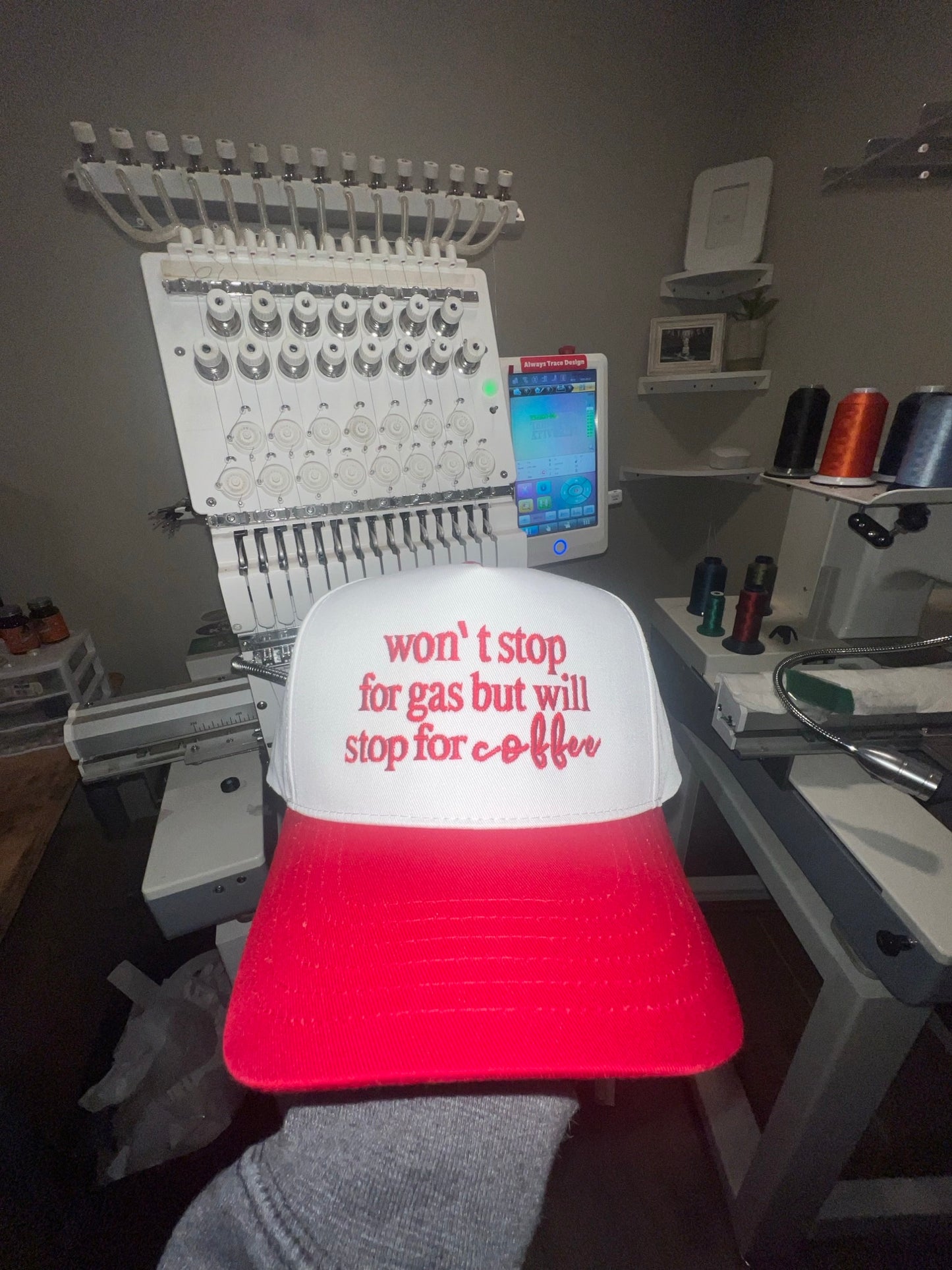 Wont Stop For Gas Trucker Hat