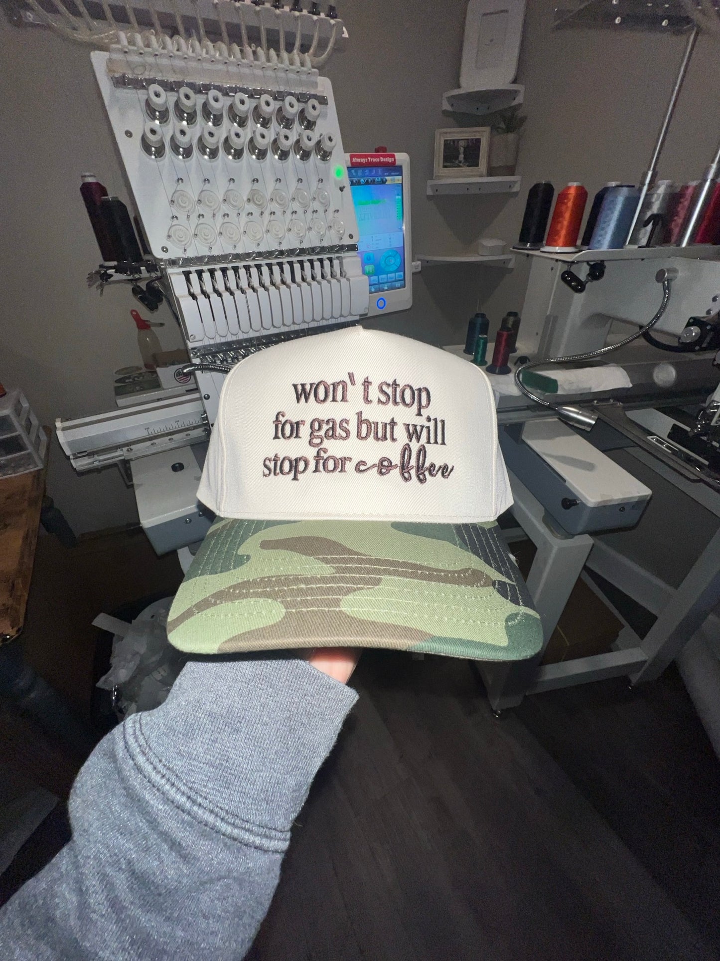 Wont Stop For Gas Trucker Hat