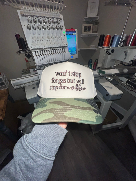 Wont Stop For Gas Trucker Hat