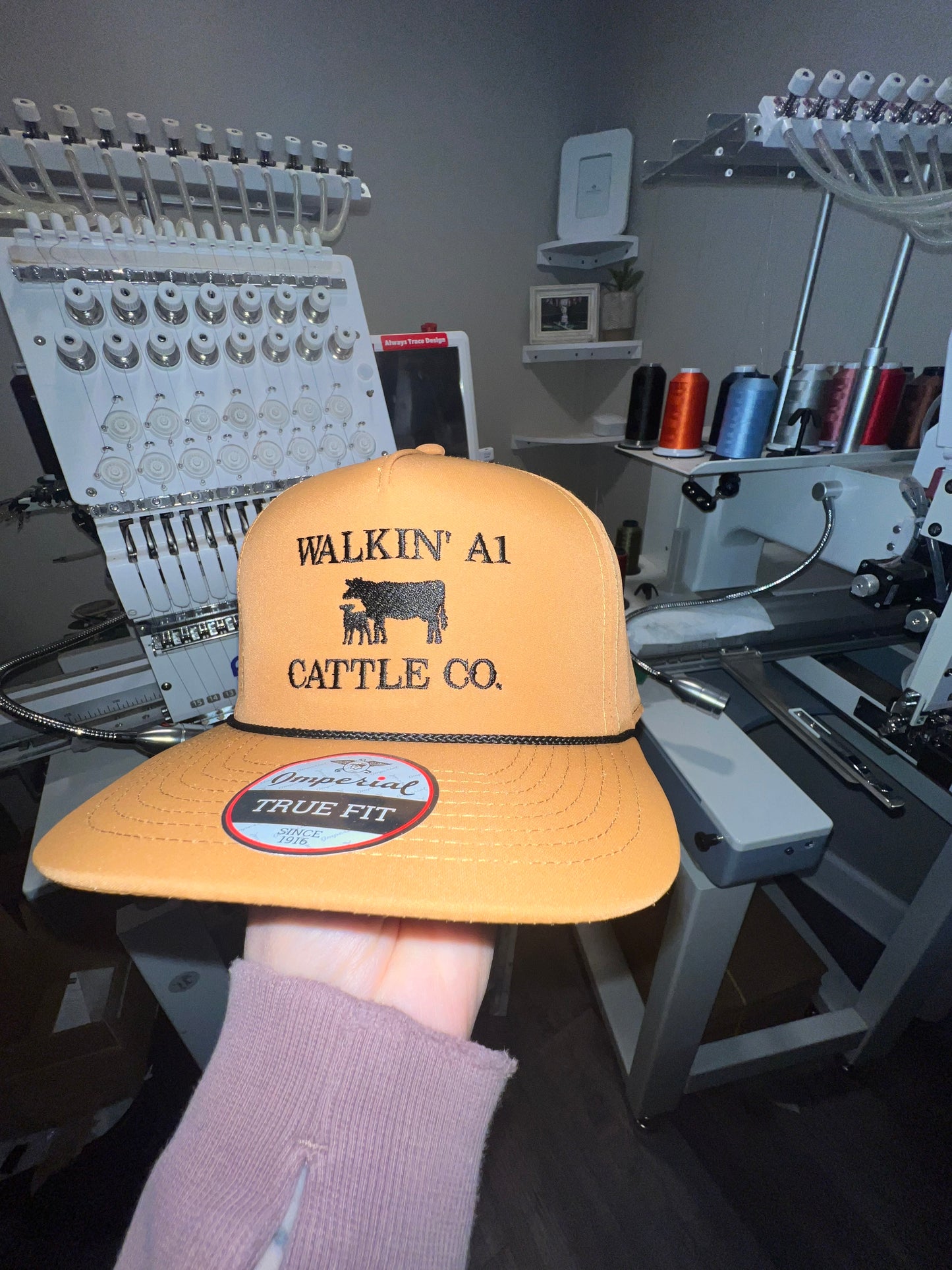 Walkin' A1 Cattle Co Rope Trucker Hat