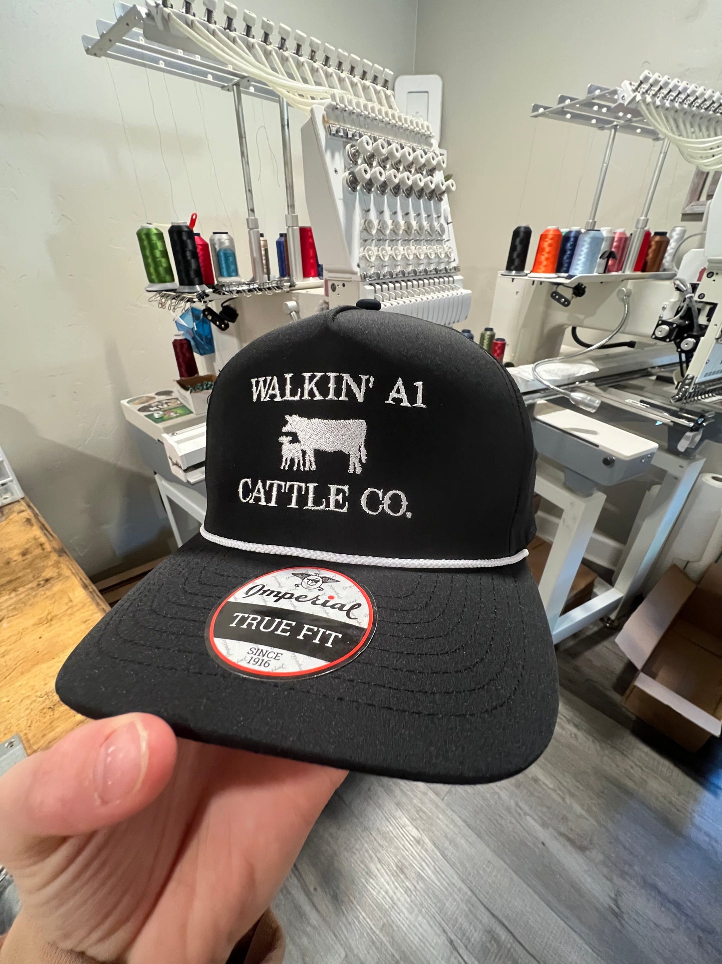 Walkin' A1 Cattle Co Rope Trucker Hat