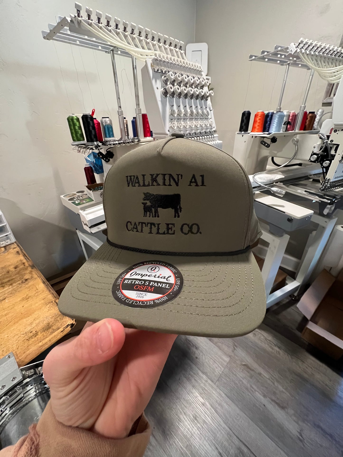 Walkin' A1 Cattle Co Rope Trucker Hat