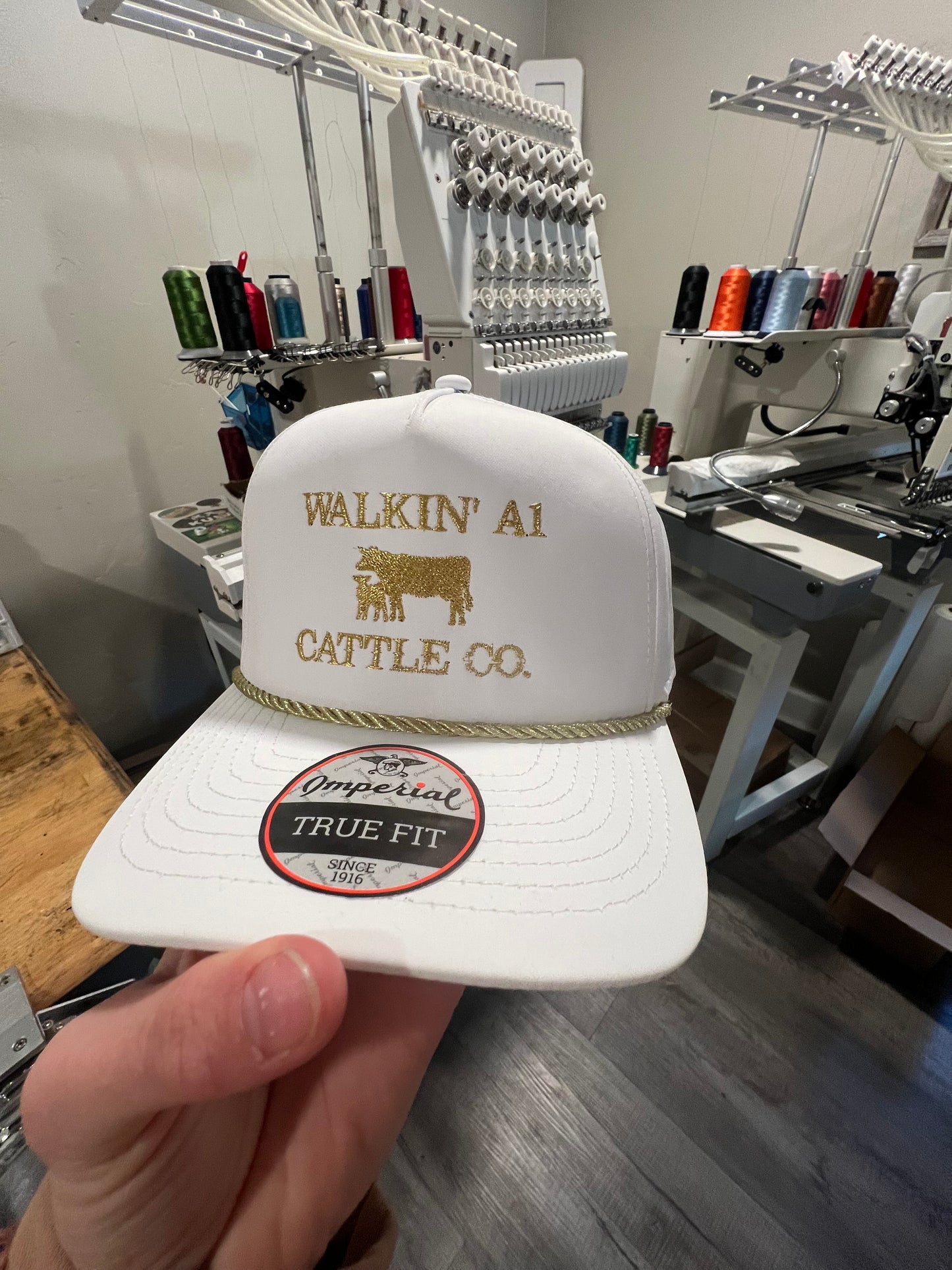 Walkin' A1 Cattle Co Rope Trucker Hat