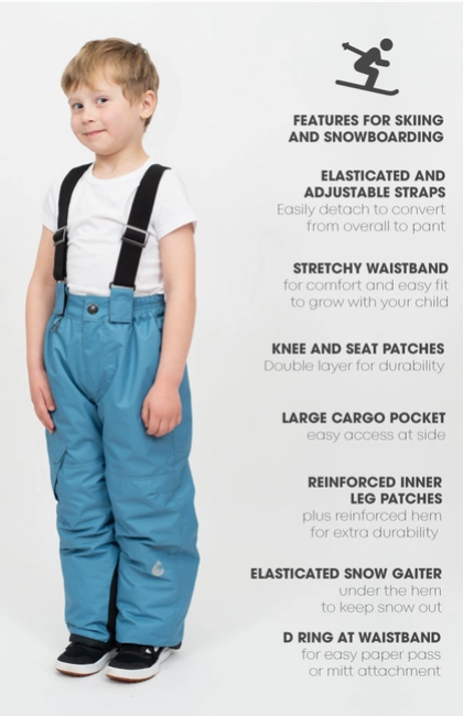 Snowrider Convertible Ski Overalls