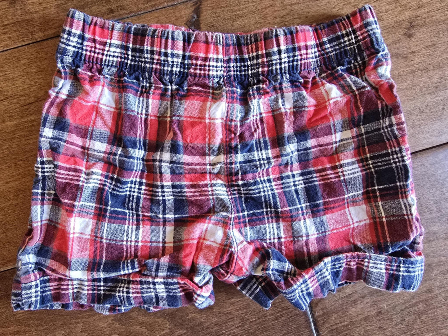 Carter's Plaid Pull-On Shorts-6M