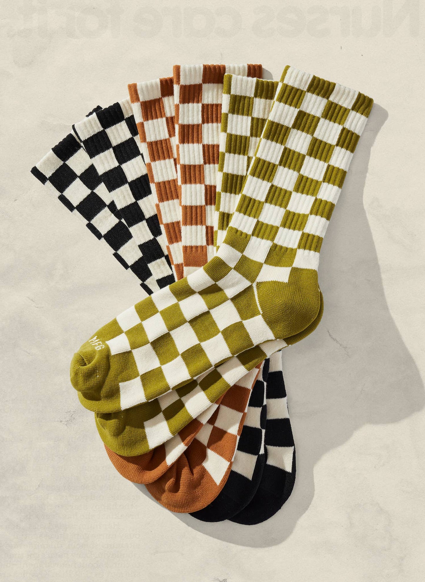 Checkerboard Socks (+6 Colors)