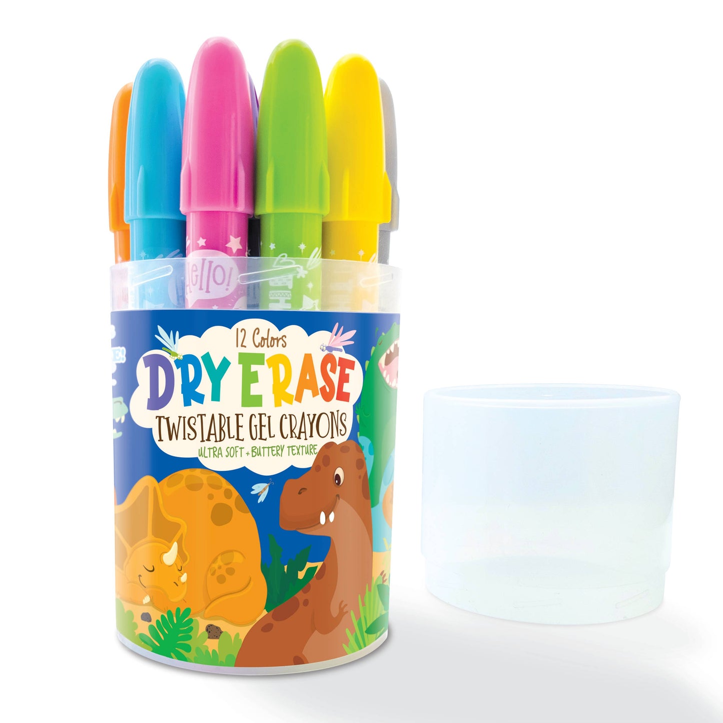Dry Erase Gel Crayons - Dinosaur