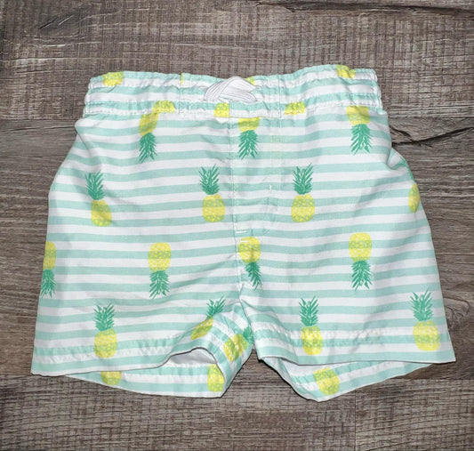 Pineapple Swim Trunks-3/6M