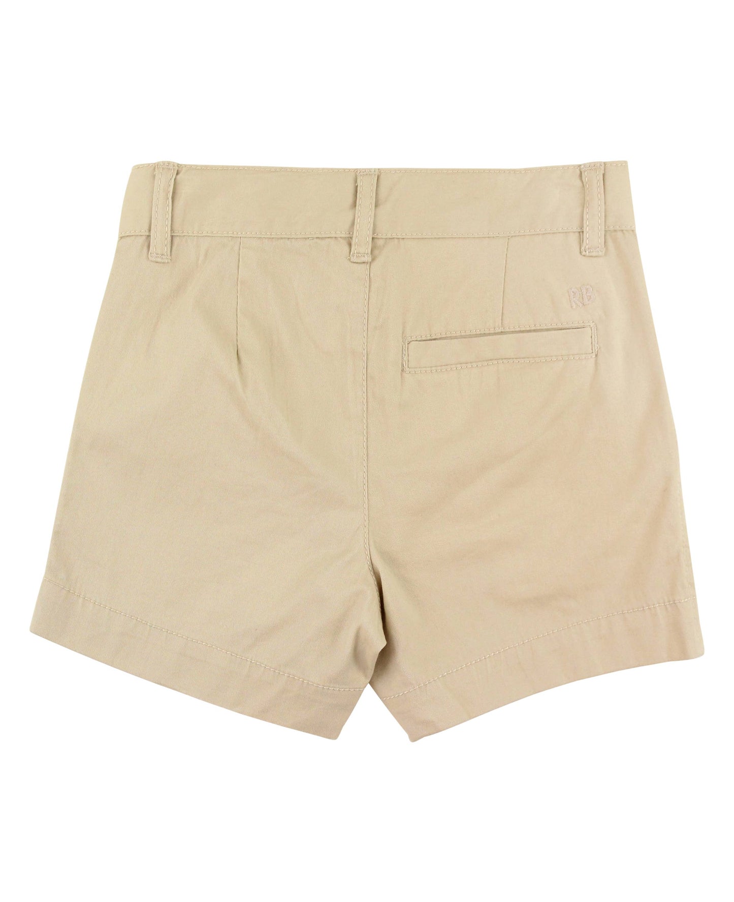 Boys Khaki Stretch Chino Shorts