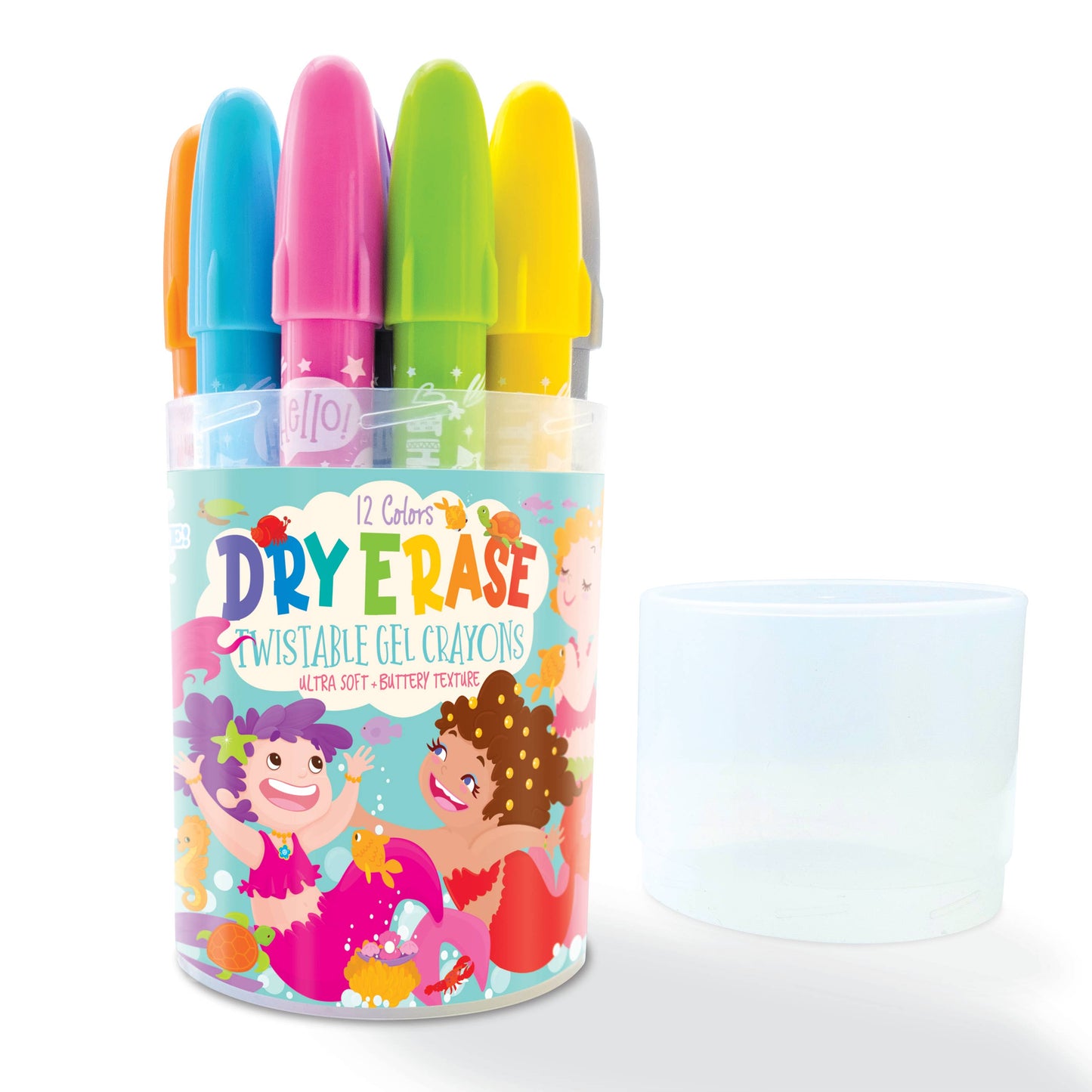 Dry Erase Gel Crayons - Mermaids