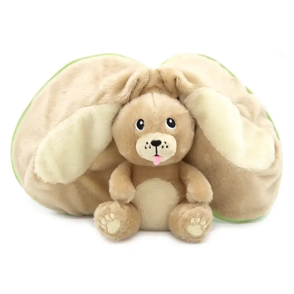 Crocket the dog/apple plush toy - Flipetz