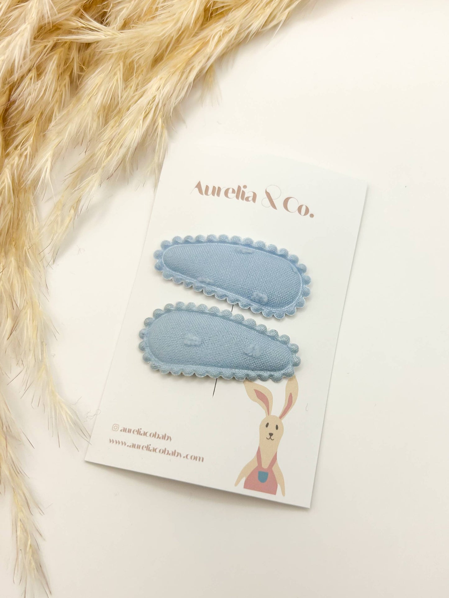 Mini Baby Fabric Hair Barrettes